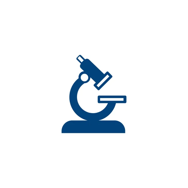 Mikroskop Symbol Stil Ist Flaches Symbol Einfaches Vektormikroskop Symbol Emblem — Stockvektor