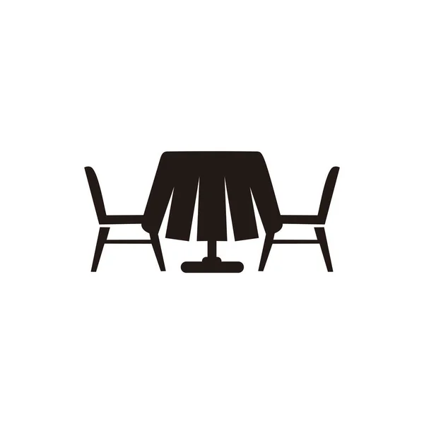 Icône Salle Manger Design Plat Restaurant Menu Design — Image vectorielle