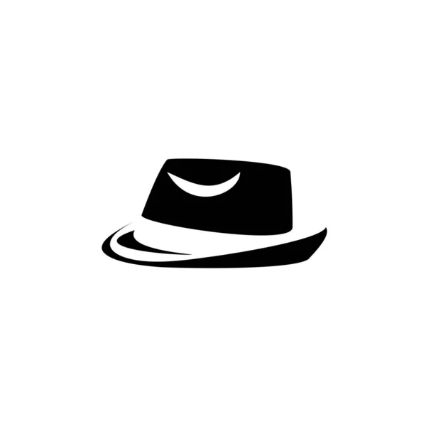 Sombrero Playa Icono Panama Aislado Sobre Fondo Blanco — Vector de stock