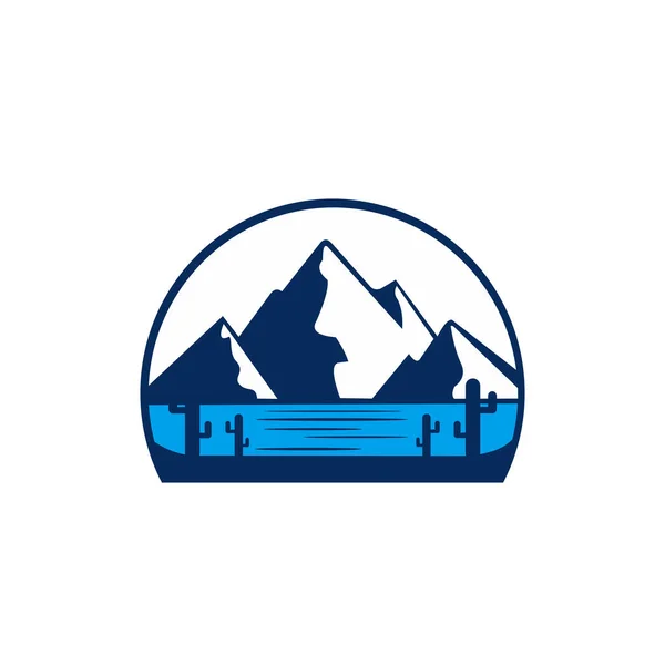 Mountain Adventure Venkovní Dobrodružství Vektorový Grafický Design Pro Tričko Další — Stockový vektor