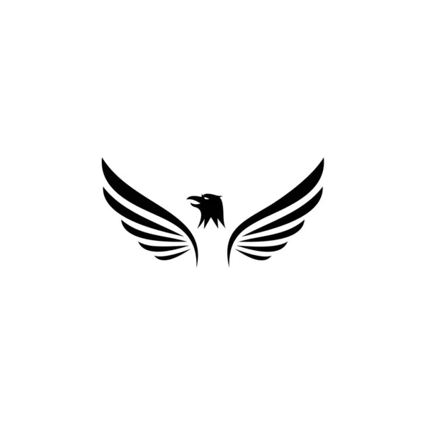 Adler Symbol Illustration Icon Design Auf Weißem Hintergrund — Stockvektor