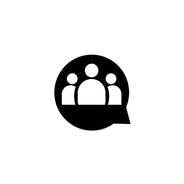 Social Media Flat Style Vector Illustration Emblem Design White Background — 스톡 벡터