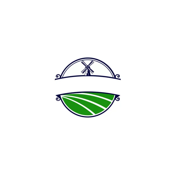 农舍概念标志 白色背景隔离 — 图库矢量图片