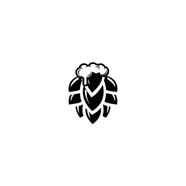 Logo Bière Artisanale Étiquettes Éléments Design Emblème Brasserie Design Sur — Image vectorielle