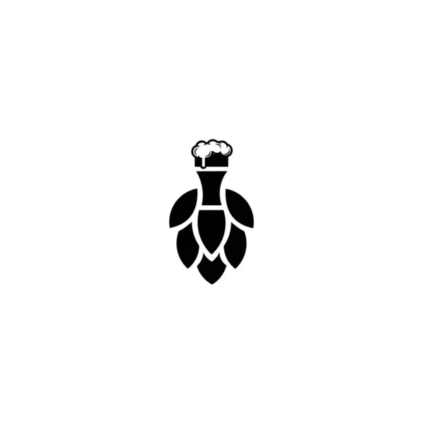 Logo Bière Artisanale Étiquettes Éléments Design Emblème Brasserie Design Sur — Image vectorielle