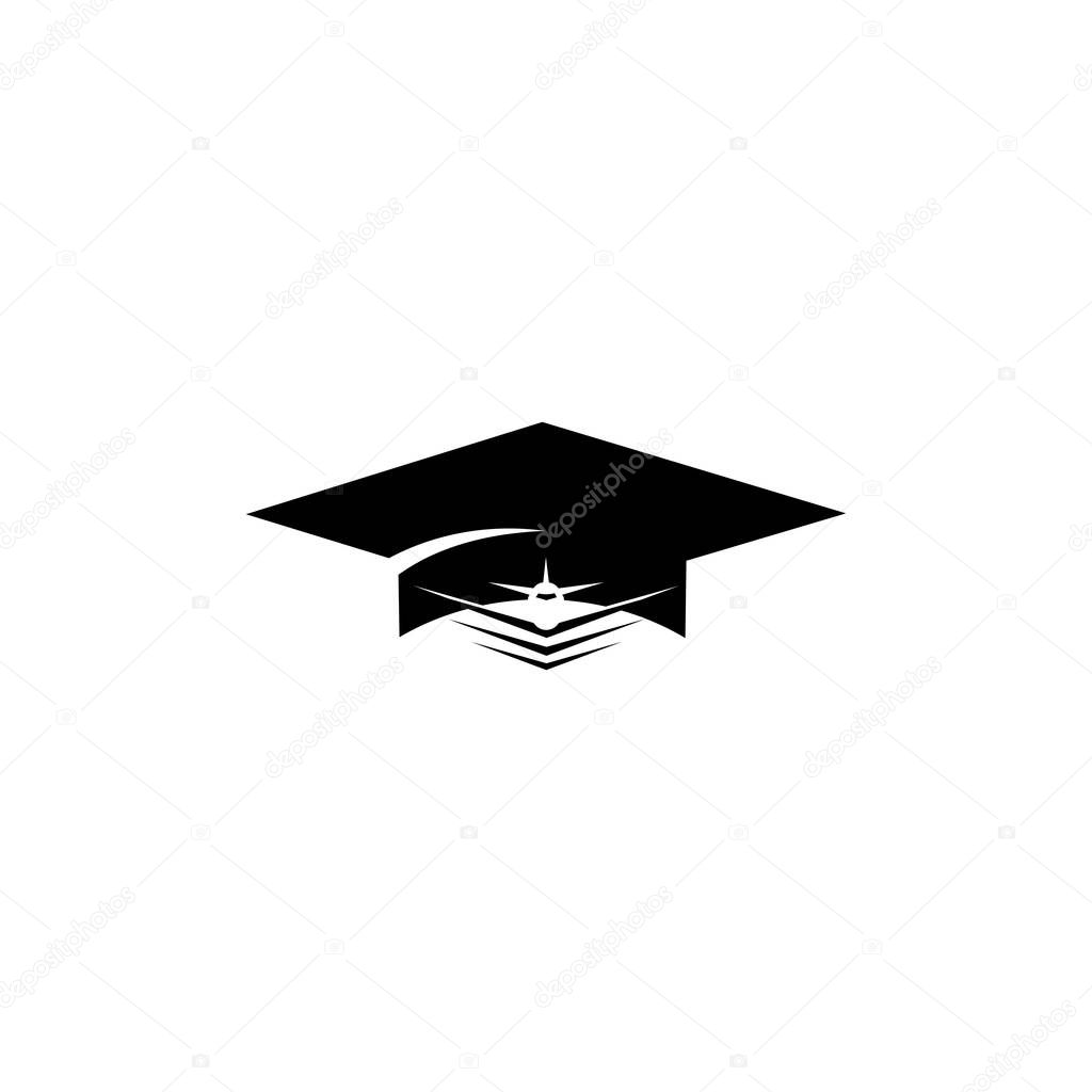 School flight logo design inspiration. Airplane Flight Club Logo