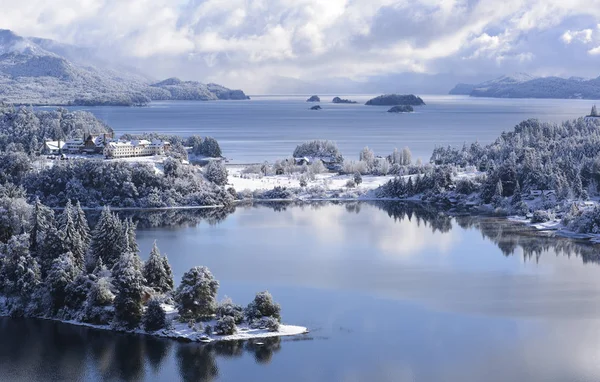 Kış sayısı, Tur devrede San Carlos de Bariloche, Patagonia, Arjantin, Güney Amrica. 