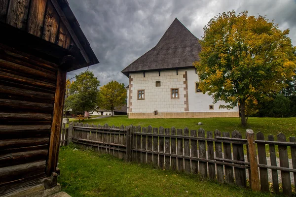 Old Traditional Rural Architecture Village Pribylina Slovakia Europe — Stock Photo, Image