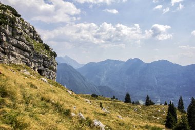 Dağların güzel manzarası