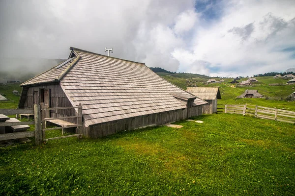 Old Wooden House Village — Stock Photo, Image