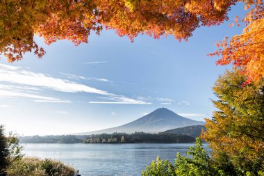 Mount Fuji and natural landscape clipart