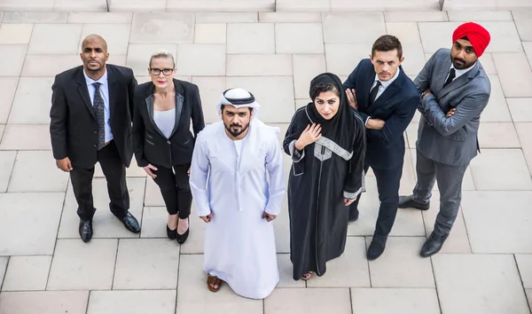 Reunión Empresarios Multiculturales Hablar Negocios Reunión Del Equipo Negocios Multirraciales — Foto de Stock