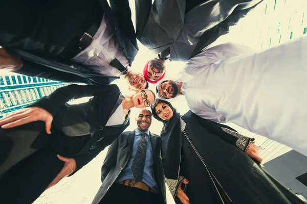Multiculturele Zakenmensen Ontmoeten Praten Business Multiraciale Business Team Vergadering — Stockfoto