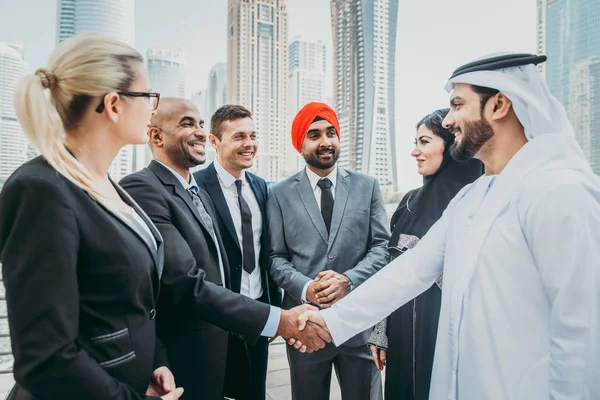 Multiculturele Zakenmensen Ontmoeten Praten Business Multiraciale Business Team Vergadering — Stockfoto