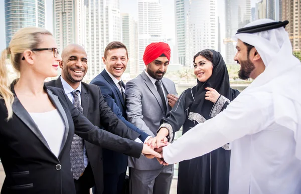 Multiculturele Zakenmensen Ontmoeten Praten Business Multiraciale Business Team Vergadering — Stockfoto