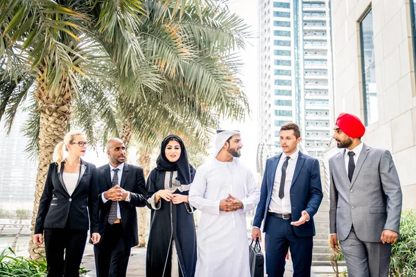 Reunión Empresarios Multiculturales Hablar Negocios Reunión Del Equipo Negocios Multirraciales — Foto de Stock