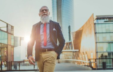Şık sakal portreleri ile üst düzey hipster