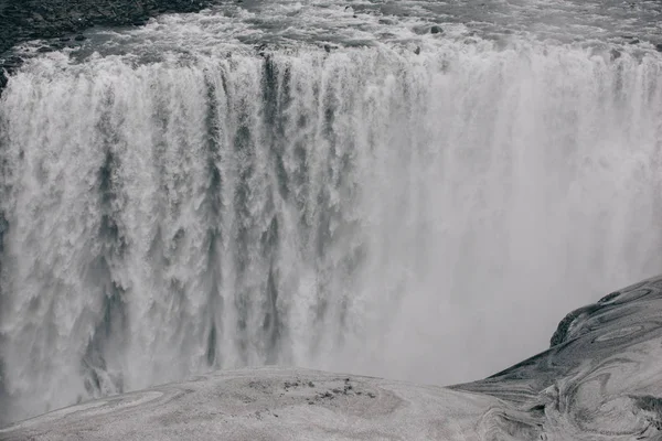 Dettifoss Vattenfall Norra Delen Island — Stockfoto