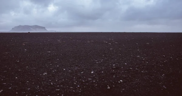 Black Sand Beach Izlandon — Stock Fotó