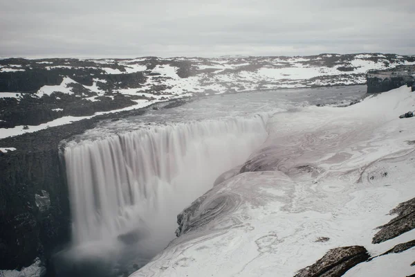 Dettifoss Selfoss Cascadas Parte Norte Iceland —  Fotos de Stock