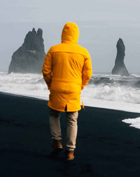 Fernweh Entdecker Entdeckt Isländische Naturwunder — Stockfoto