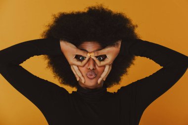 Güzel Afrikalı kadın studio portreler, kavramı yaşam tarzı ve güzellik hakkında