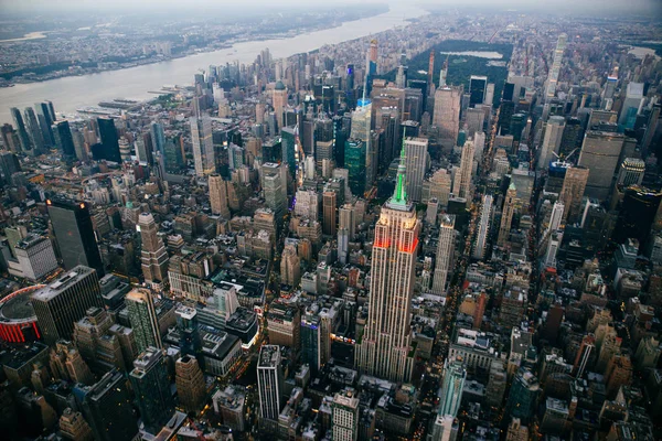 New York Şehrinin Hava Dron Görünümü — Stok fotoğraf
