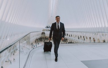 Başarılı iş adamı New york city, portreler ve yaşam tarzı