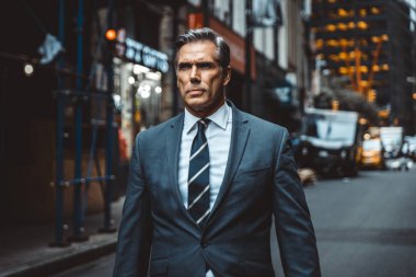 Başarılı iş adamı New york city, portreler ve yaşam tarzı