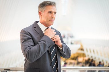 Üst düzey şirket yöneticisi ile zarif uygun açık havada - New York işadamı