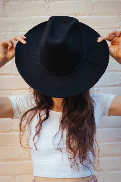 Mulher bonita em Nova York — Fotografia de Stock