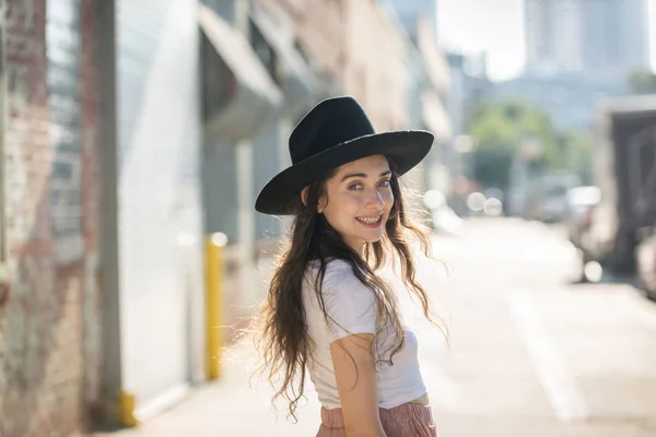 Hermosa mujer en Nueva York —  Fotos de Stock