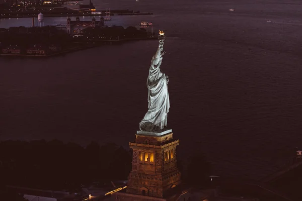 Cidade de Nova York de passeio de helicóptero — Fotografia de Stock