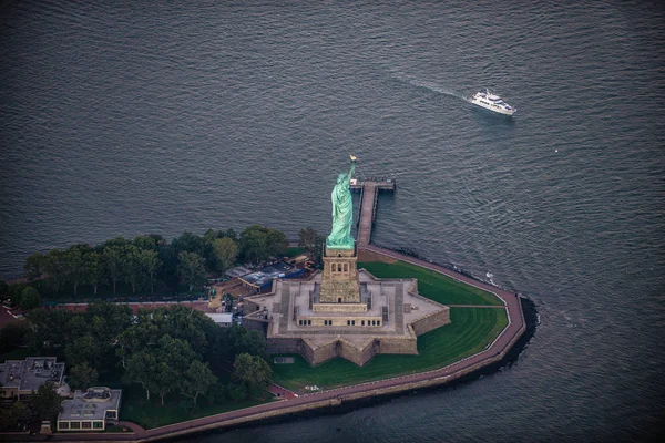 纽约市从直升机之旅 — 图库照片