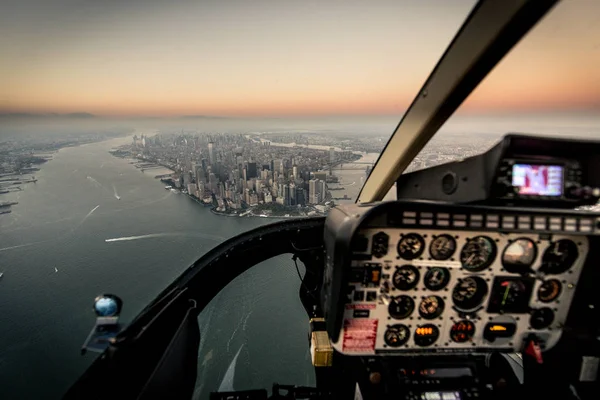 New York City von Hubschrauberrundflug — Stockfoto