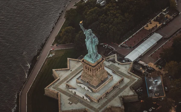 New York City vanuit helikoptertour — Stockfoto