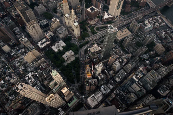 Nueva York desde el tour en helicóptero — Foto de Stock