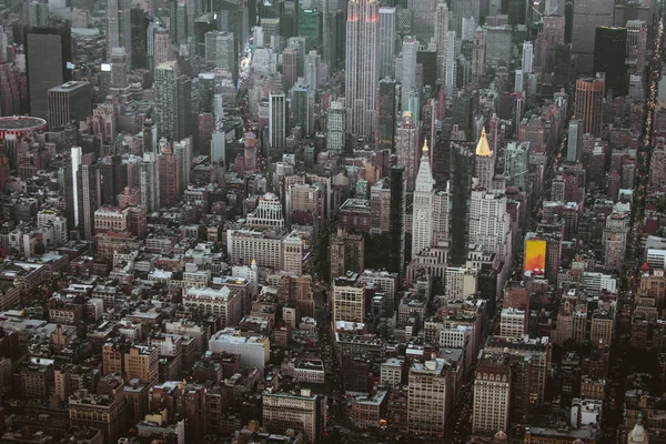 Helikopter turunda New York şehri — Stok fotoğraf