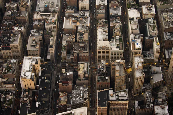 New York City fra helikoptertur – stockfoto