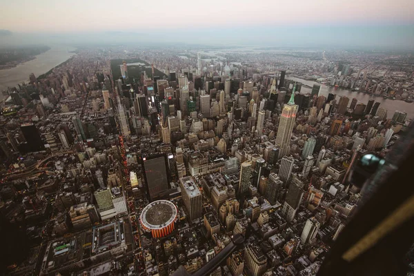 New York city from helicopter tour — Stock Photo, Image