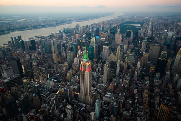 Nueva York desde el tour en helicóptero — Foto de Stock