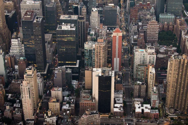 New York City från helikoptertur — Stockfoto