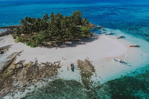 Guyam island view from the sky. shot taken with drone above the — Stock Photo, Image