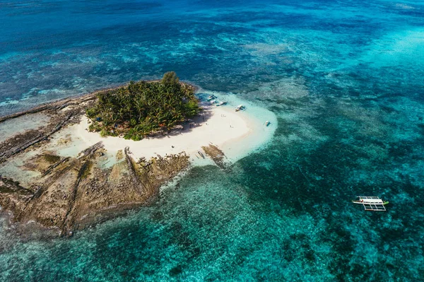 Guyam island view from the sky. shot taken with drone above the — Stock Photo, Image