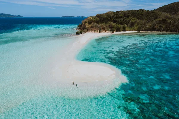 Ditaytayan Island i Filippinerna, Coron-provinsen. Antenn SHO — Stockfoto