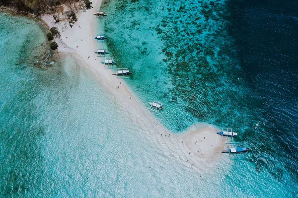 Ditaytayan Island i Filippinerna, Coron-provinsen. Antenn SHO — Stockfoto