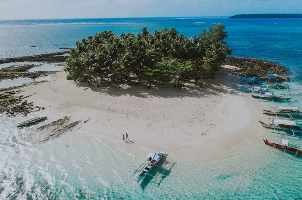 Guyam island view from the sky. shot taken with drone above the — Stock Photo, Image