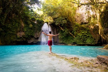 Kawasan Falls in Cebu, Filipinler