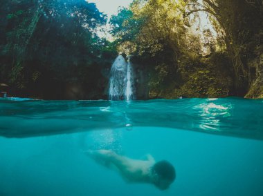 Kawasan Falls in Cebu, Filipinler