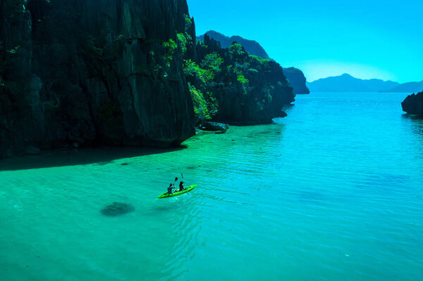 Tropical beach in El Nido, Palawan, Philippines